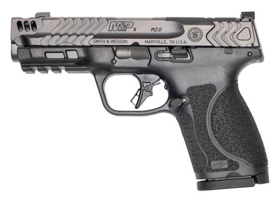 Smith & Wesson Performance Center M&P9 M2.0 Compact Carry Comp 9mm C.O.R.E Optic Ready Pistol - Gray Armornite - 15rd - 4.22"